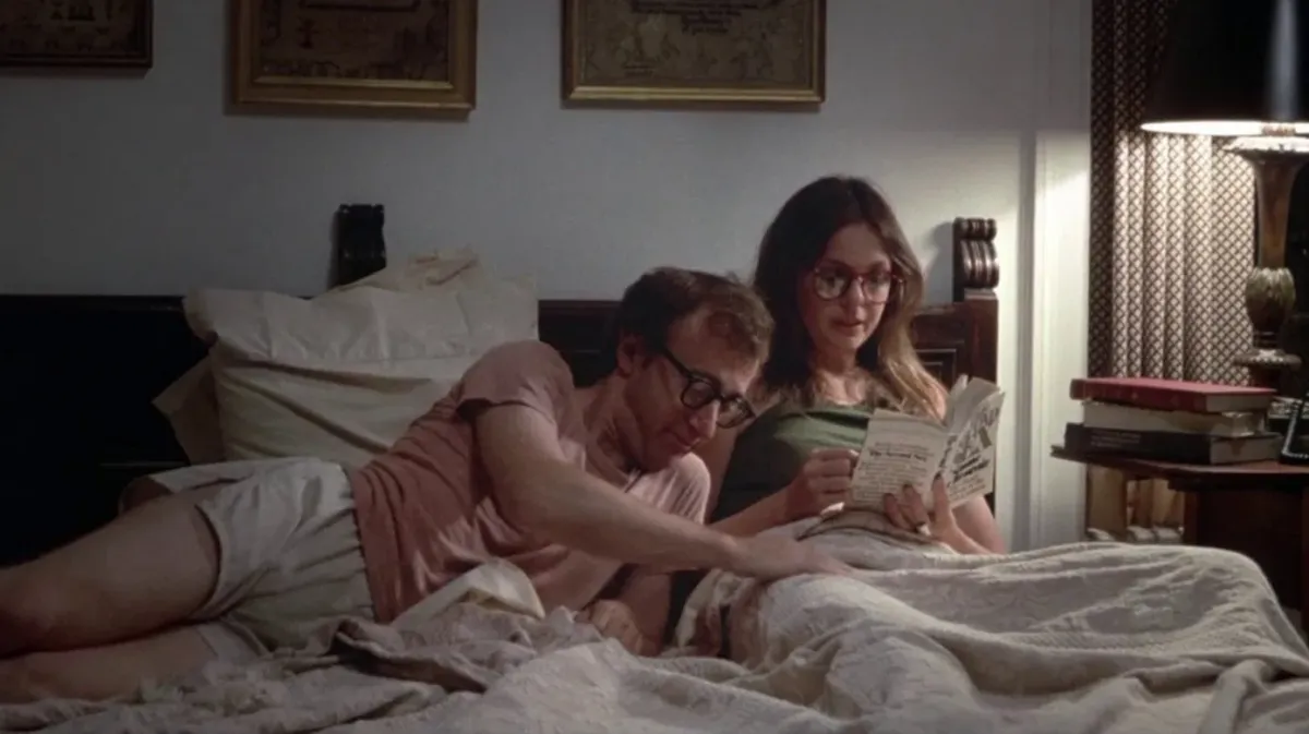 Diane Keaton és Woody Allen az Annie Hall c. filmben.