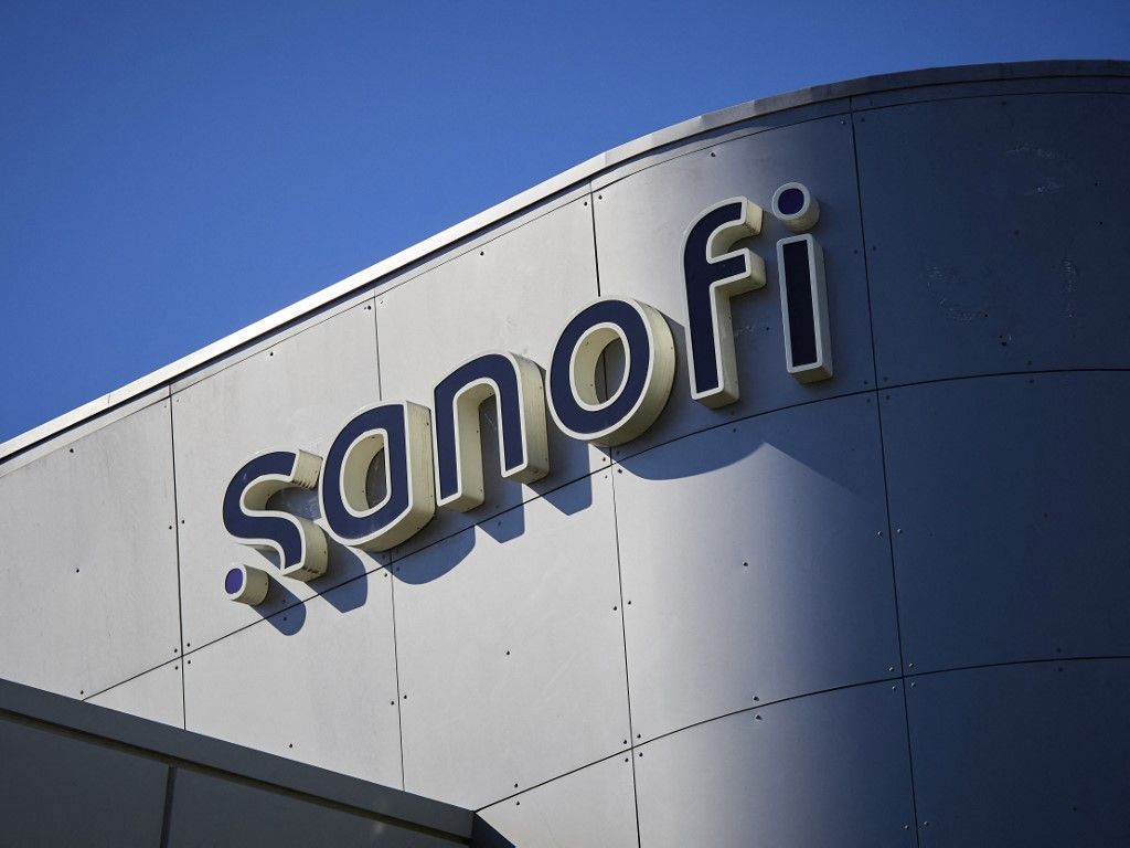 A Sanofi laboratórium Tours-ban (Fotó: AFP)
