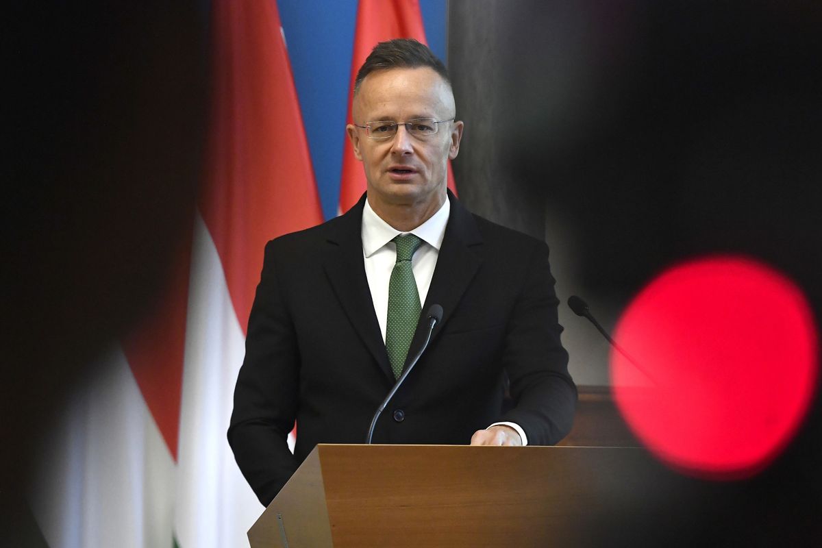 Szijjártó Péter: Magyarország támogatja Trump tervét(Fotó: Soós Lajos / MTI Fotószerkesztőség)