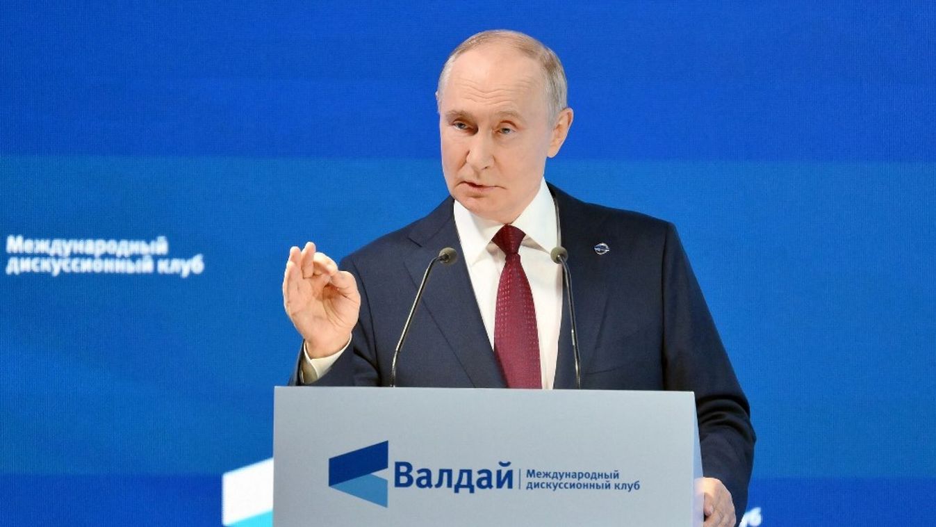 Vlagyimir Putyin orosz elnök (Fotó: AFP)