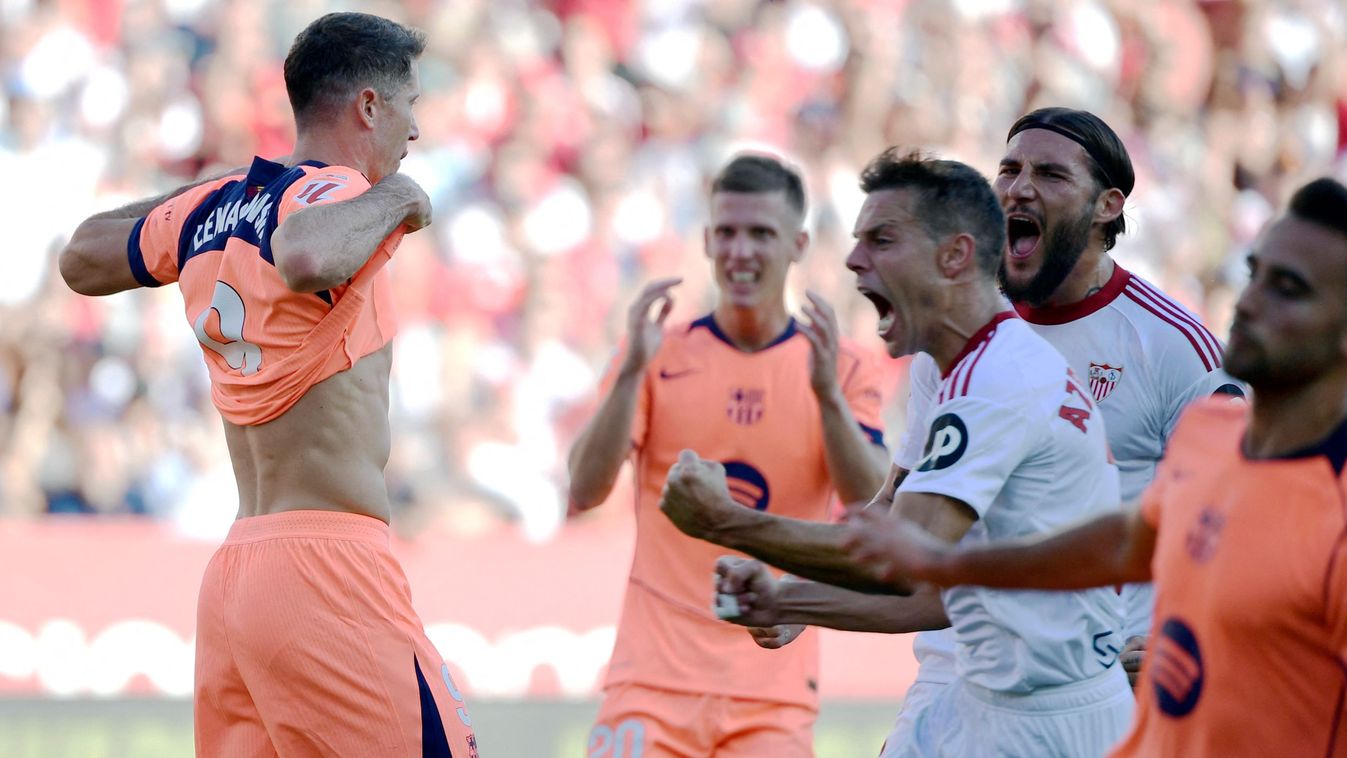 A hazaiak örülnek, a Sevilla tíz év elteltével újra legyőzte vendéglátóként a Barcelonát