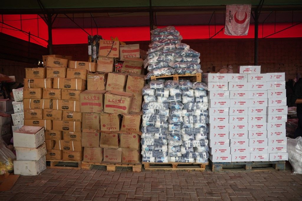 Az ENSZ szerint jelentősen nőtt a Gázai övezetbe eljutó segély mennyisége (Illusztráció, forrás: Anadolu via AFP)