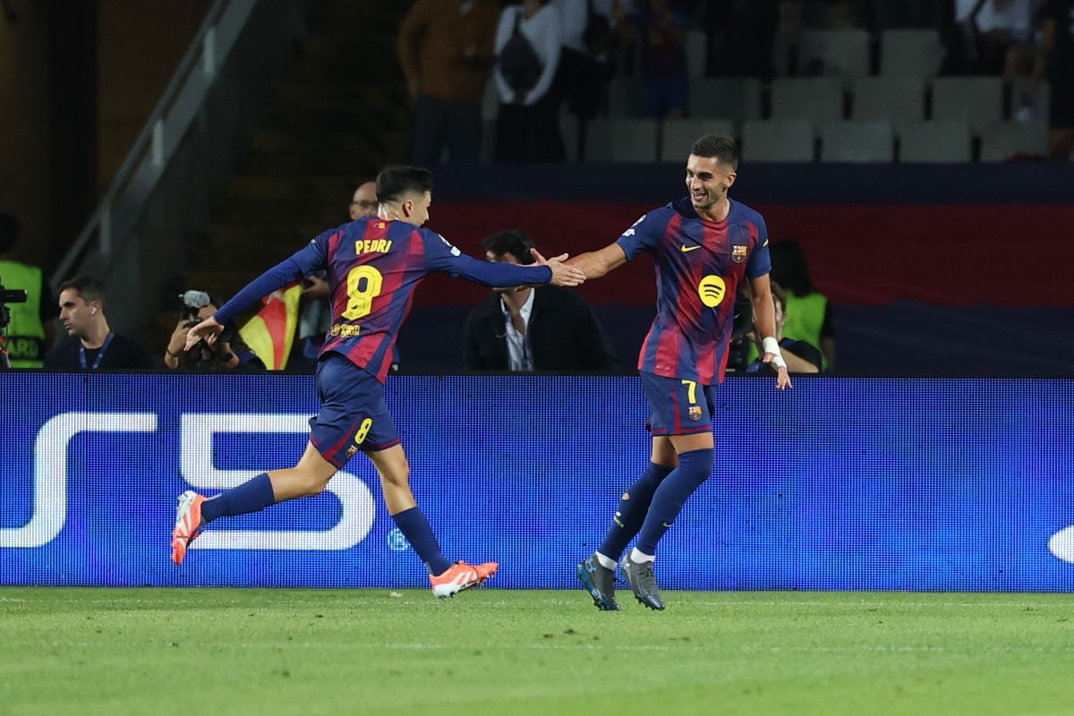 Ferrán Torres góljával vezetett a Barcelona a PSG ellen a Bajnokok Ligájában