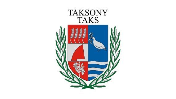 Taksony település címere. Wikimedia Commons. 