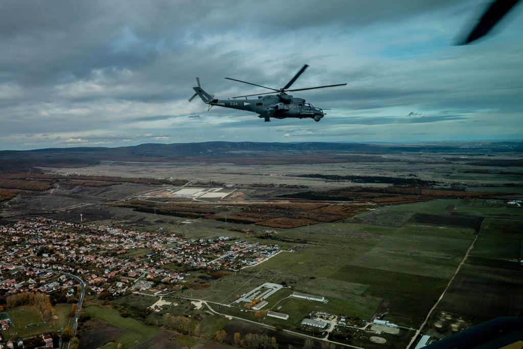 Mi-24 helikopteres lövészet Honvédség honvédelem