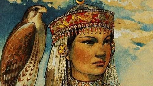 Emese, a magyarok ősasszonya. Forrás: László Gyula