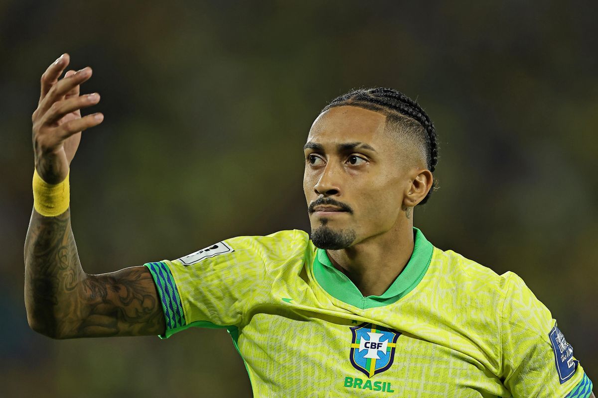September 4, 2025, Rio De Janeiro, Rio De Janeiro, Brazil: 4th September 2025: Rio de Janeiro, Brazil: Raphinha of Brazil reacts during the match between Brazil and Chile for the 17st round of the FIFA 2026 qualifiers, at Maracana Stadium, in Rio de Janeiro, Brazil (Credit Image: © Heuler Andrey/Action Plus Sports via ZUMA Press Wire)