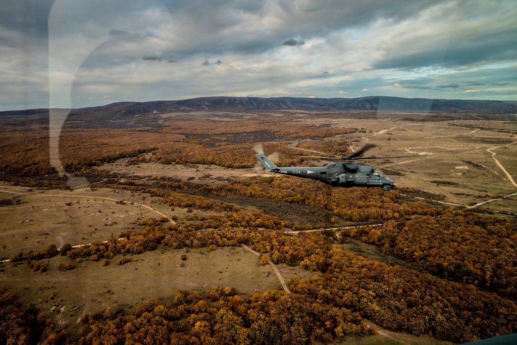 Mi-24 helikopteres lövészet Honvédség honvédelem