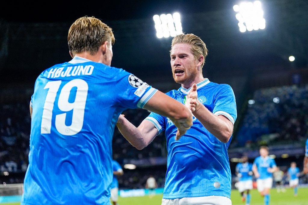 De Bruyne kulcsszerepe vállalt a Napoli első BL-sikerében.