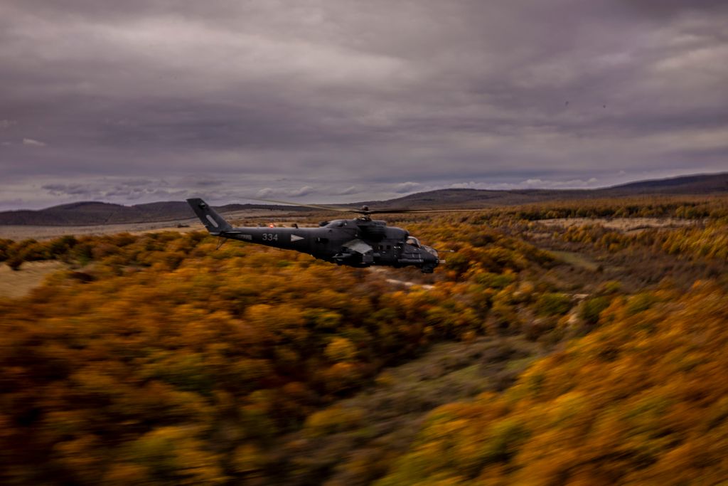 Mi-24 helikopteres lövészet Honvédség honvédelem