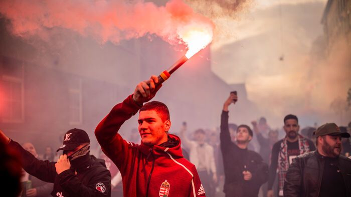 Magyarország - Örményország VB selejtező a Puskás Arénában, magyar válogatott,