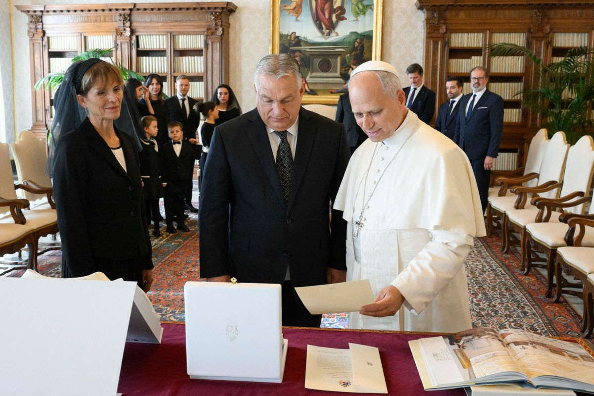 Orbán Viktort személyesen fogadta XIV. Leó pápa