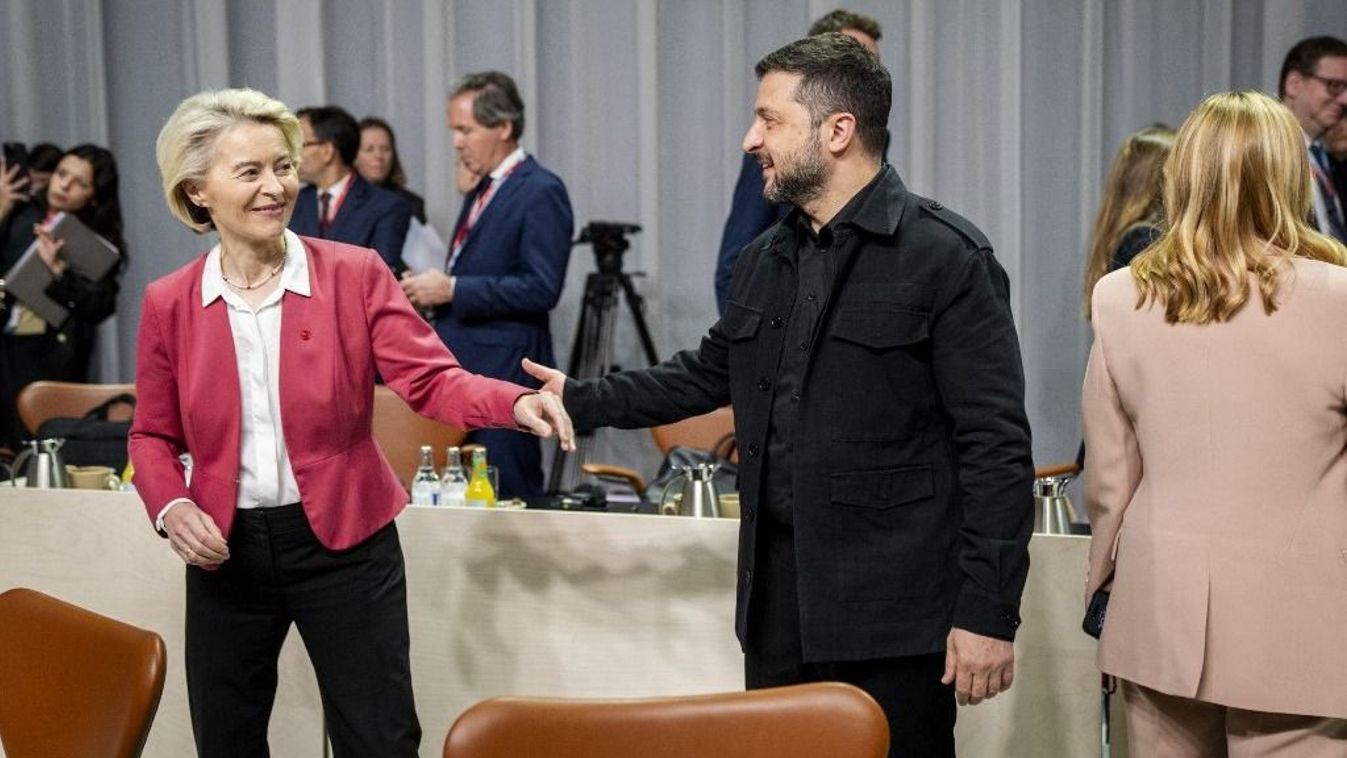 Zelenszkij és von der Leyen