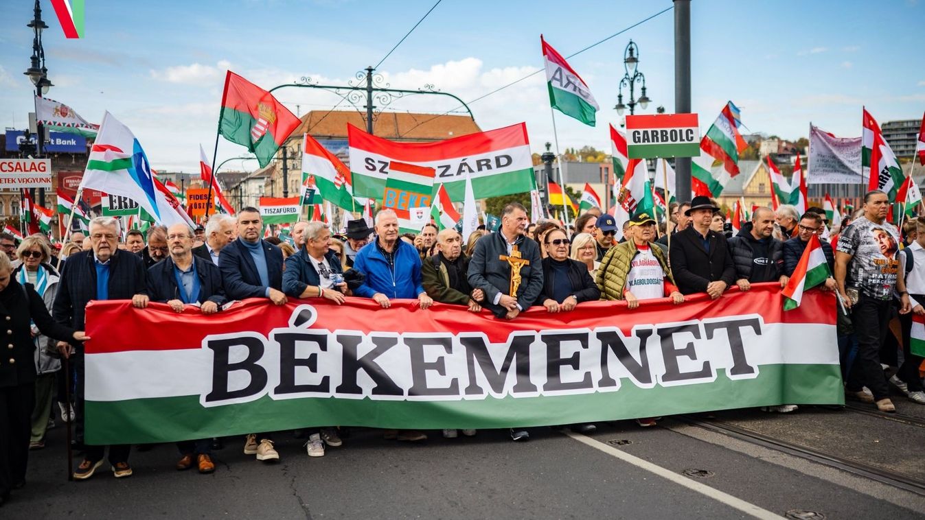 Orbán Viktor: Kétszer annyian voltunk a Békemeneten, mint a Tisza háborús menetén. Köszönjük!