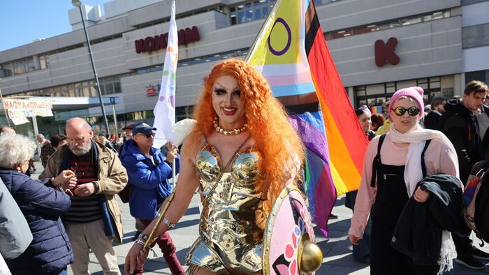 pécsi Pride felvonulás