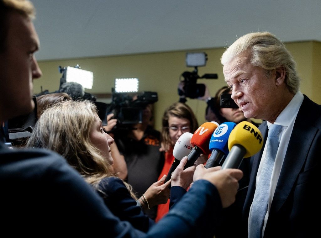 Geert Wilders felfüggeszti kampányát a terrorfenyegetés miatt (Fotó: REMKO DE WAAL / ANP MAG)