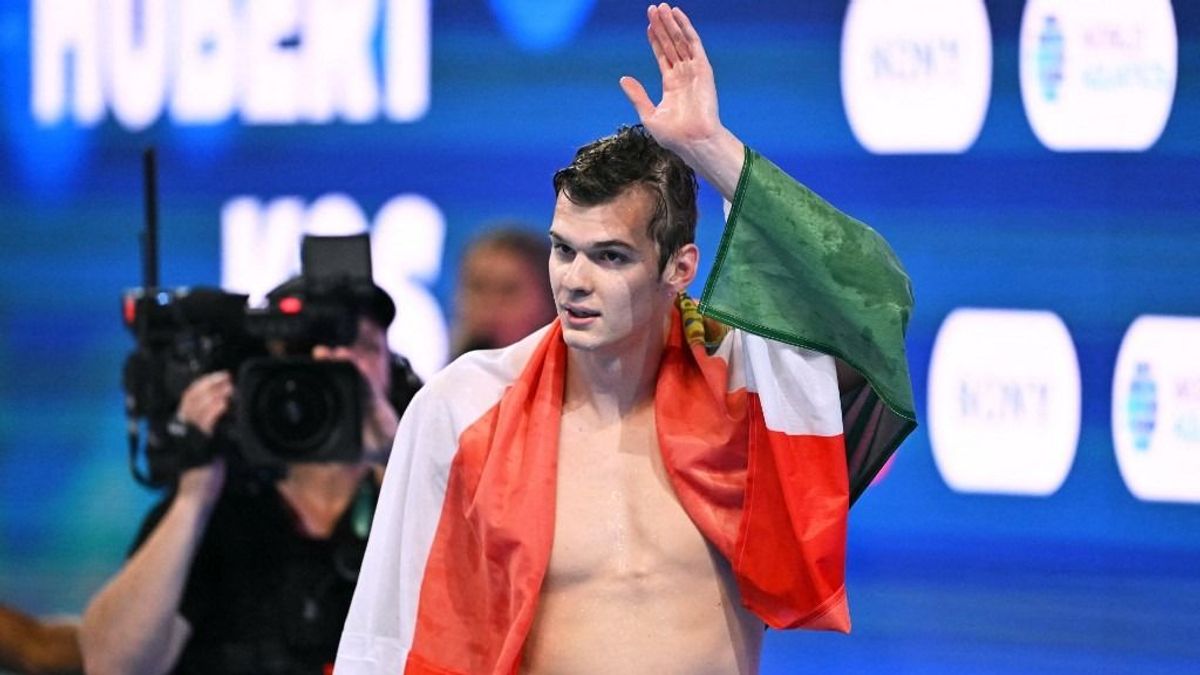 Szenzációs úszással verte meg az olimpiai bajnokot Kós Hubert