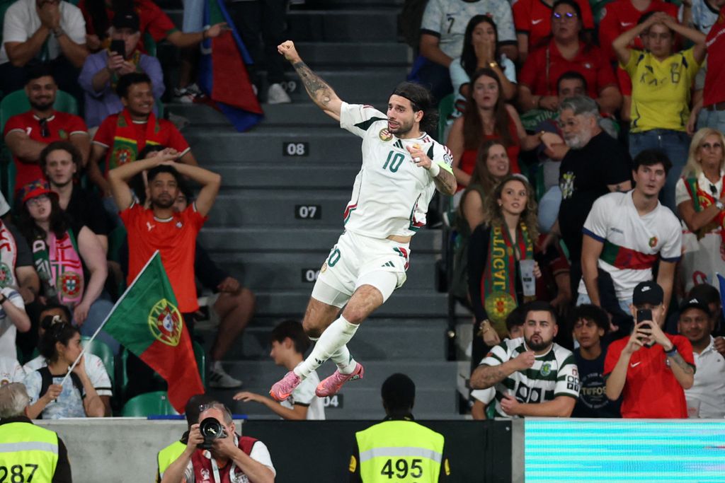 Szoboszlai Dominik csodás góllal egyenlített 2-2-re a portugál-magyar vb-selejtezőn