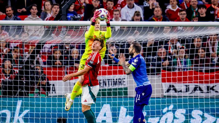 Magyarország - Örményország VB selejtező a Puskás Arénában, magyar válogatott mérkőzés, Tóth Balázs kapus