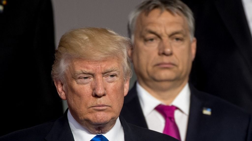 Donald Trump nyíltan méltatta Orbán Viktort (Fotó: DANNY GYS / POOL