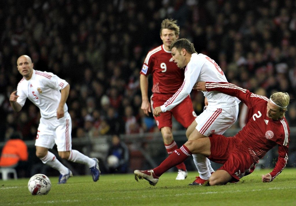 2009. október 14-én Buzsáky Ákos góljával nyert Magyarország Dániában