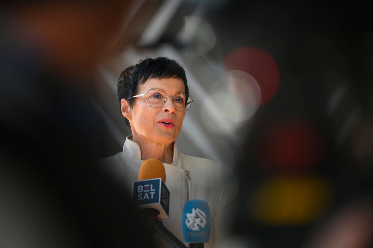 Marta Kos szerint Ukrajna készen áll a csatlakozásra Fotó: JOHN THYS / AFP