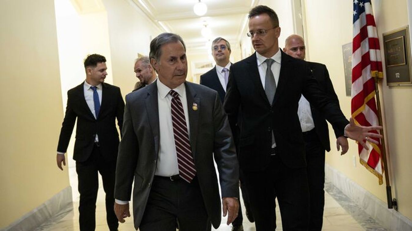 Hungarian Minister of Foreign Affairs and Trade Peter Szijjarto in Washington, DC (Photo: MTI)