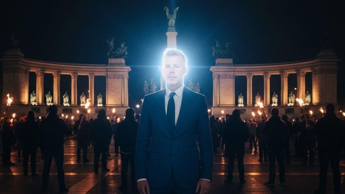 Beindult a Telex ihlette mémgyár: Magyar Péter lett a fény az éjszakában és disznót is sütött