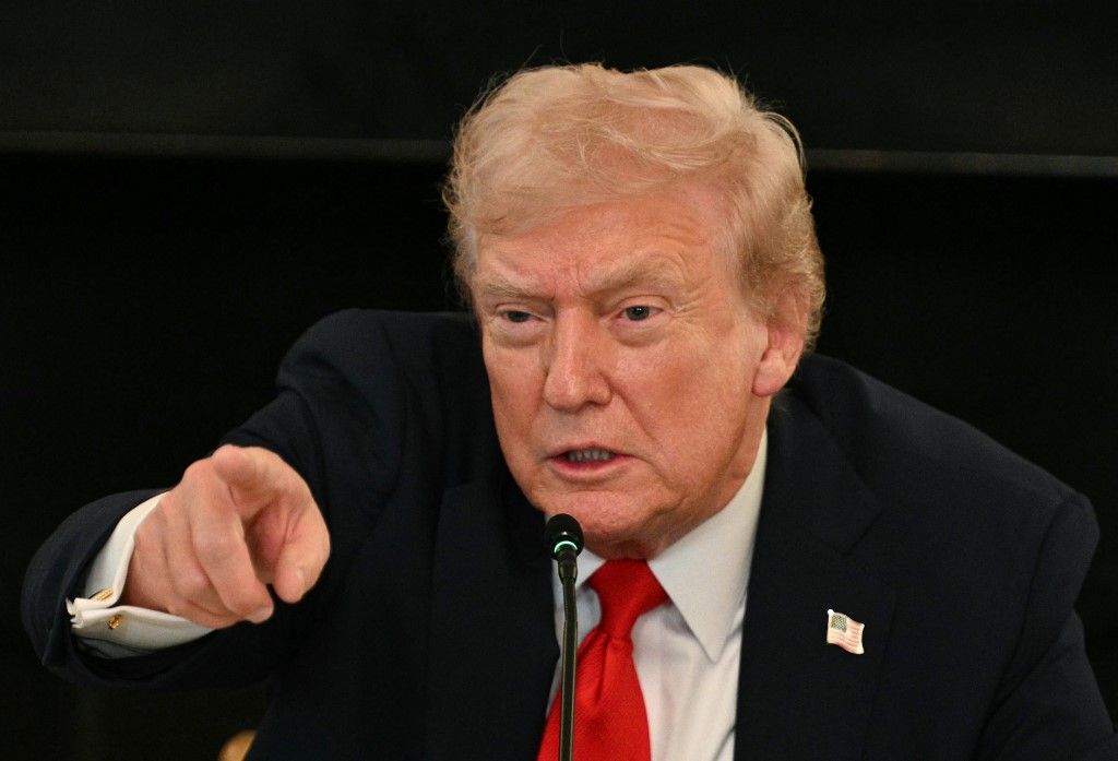 Donald Trump amerikai elnök (Fotó: AFP)