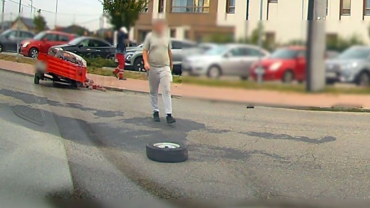 Túl nagy lendülettel kanyarodott be az utánfutóval, ami ezután történt, őt is meglepte + videó