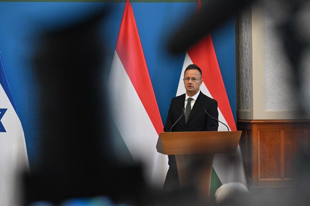 Szijjártó Péter magyar külgazdasági és külügyminiszter (Fotó: AFP)