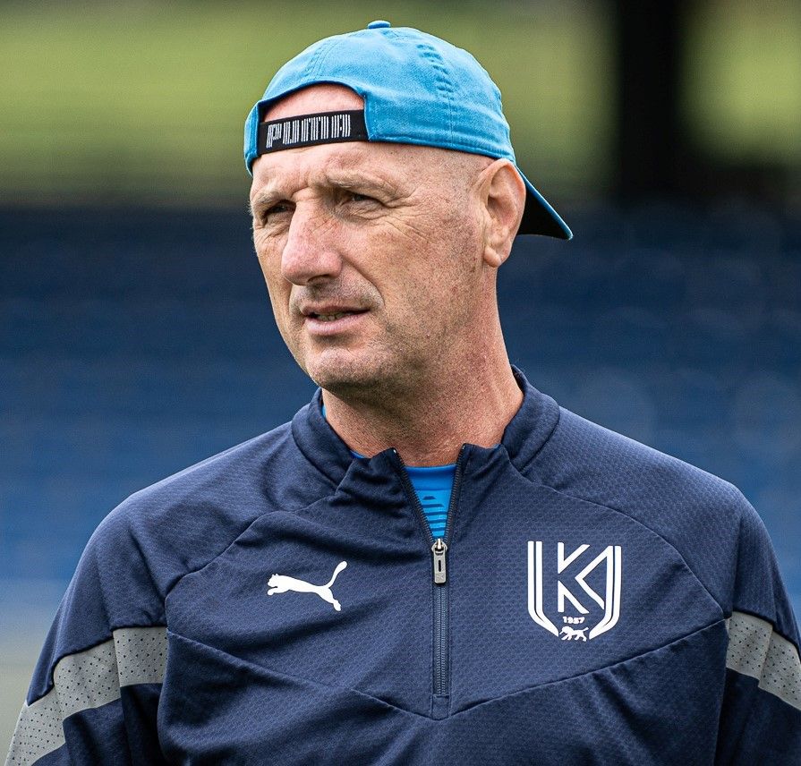 Kuttor Attila bizakodó a Kazincbarcika-MTK NB I-es mérkőzés előtt