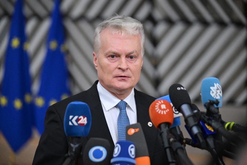 Litvánia elnöke, Gitanas Nauseda szerint a nemzetközi jogot is megsértették az orosz gépek