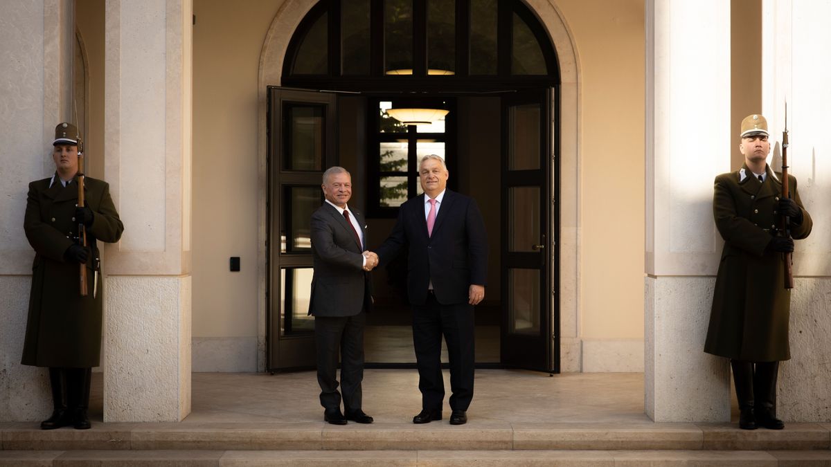 Orbán Viktor II. Abdullah jordán királlyal tárgyalt