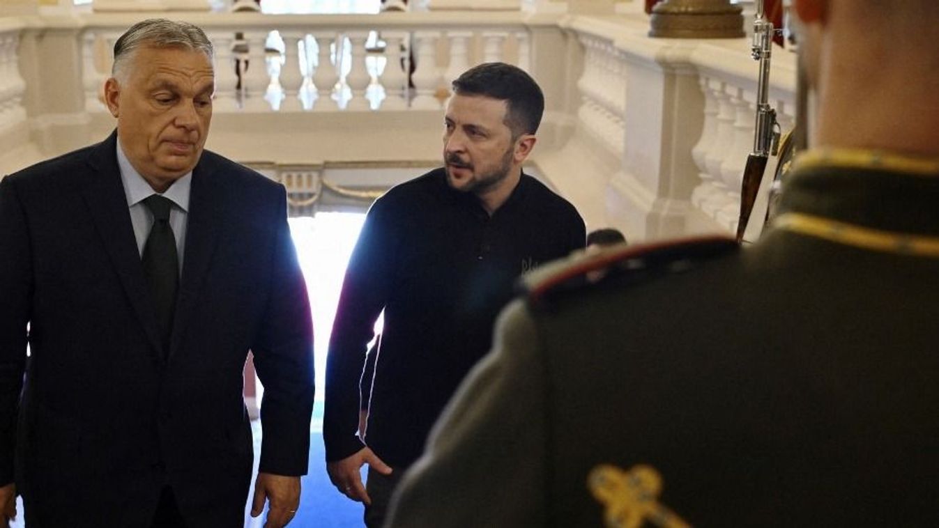 Orbán Viktor és Volodimir Zelenszkij