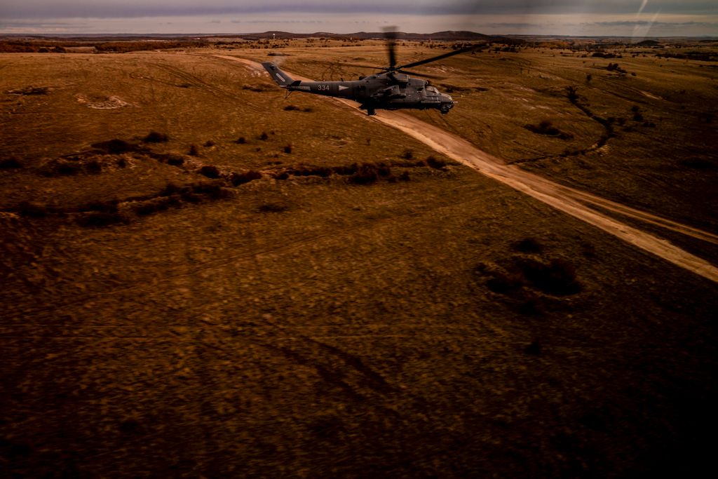 Mi-24 helikopteres lövészet Honvédség honvédelem