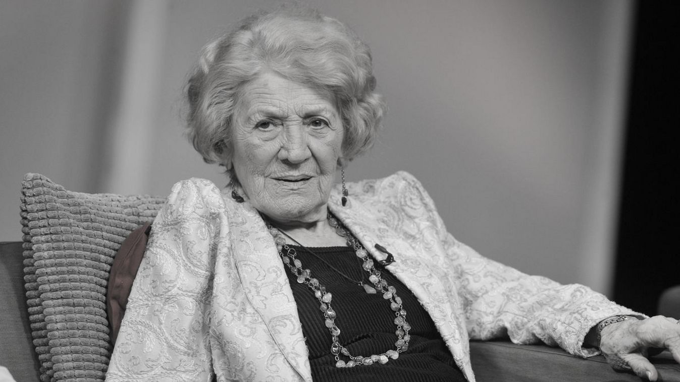 Kassai Ilona színésznő a Hogy volt?! című tv-műsor felvételén 2017-ben (Fotó: MTI/MTVA/Zih Zsolt)