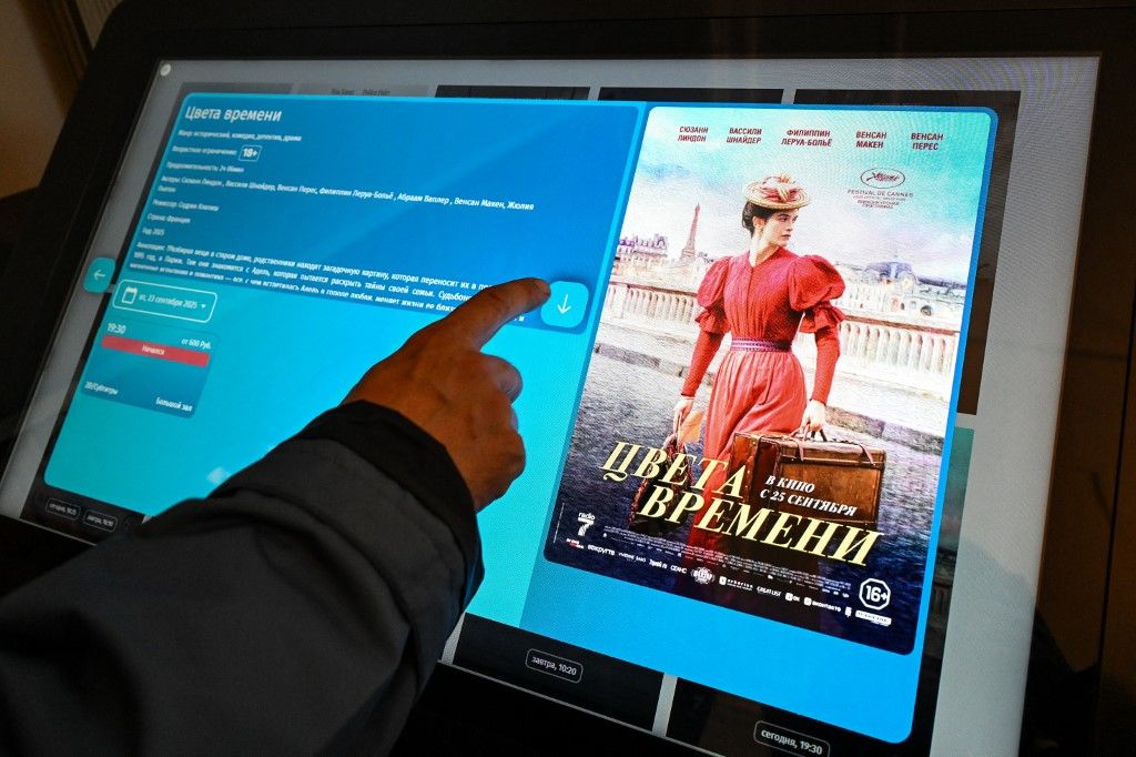 A Moszkva és Párizs közötti fagyos viszonyok ellenére a francia filmek továbbra is jelen vannak az oroszországi mozikban Fotó: OLESYA KURPYAYEVA / AFP