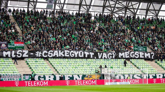 Az FTC szurkolói ismét az MLSZ-nek üzentek