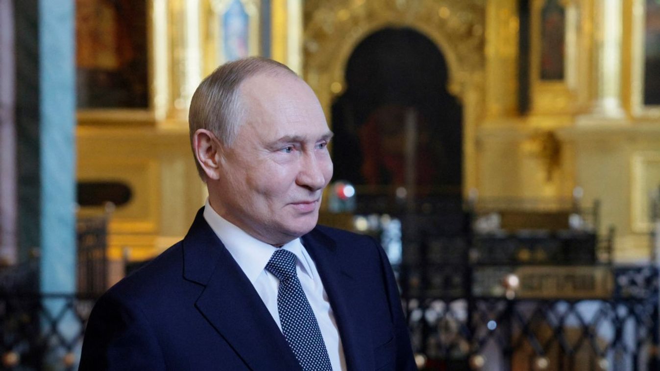 Vlagyimir Putyin orosz elnök (Fotó: AFP)