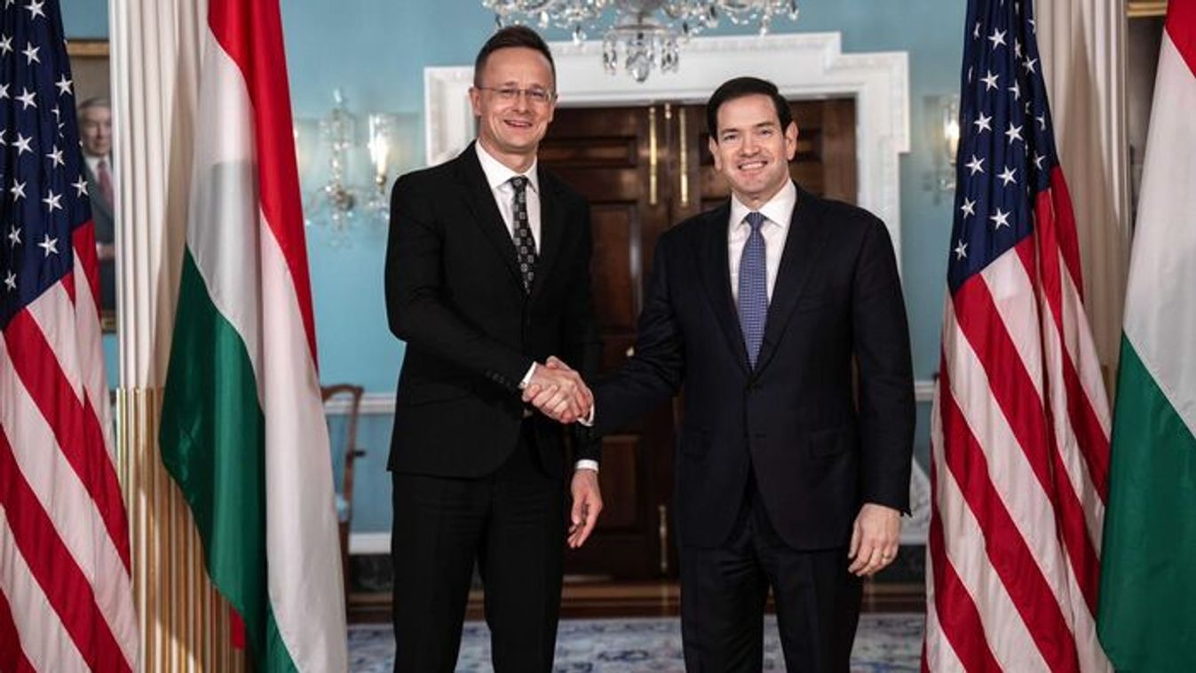 Hungarian Minister of Foreign Affairs and Trade Peter Szijjarto and U.S. Secretary of State Marco Rubio (Source: Facebook/Peter Szijjarto)