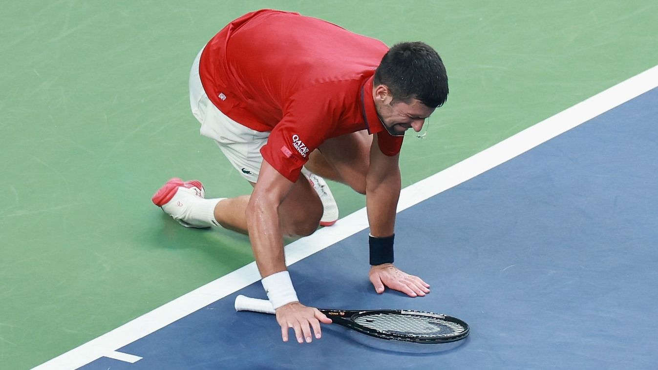 Djokovics az egész torna során sérülésekkel küzdött.
