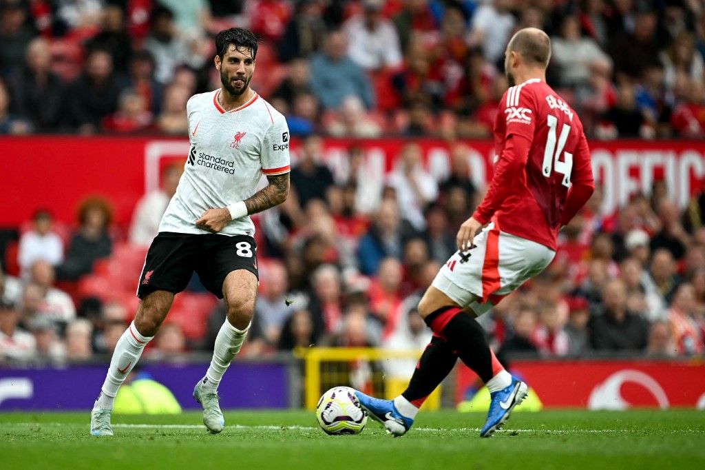Szoboszlai a Liverpool Manchester United elleni rangdóján