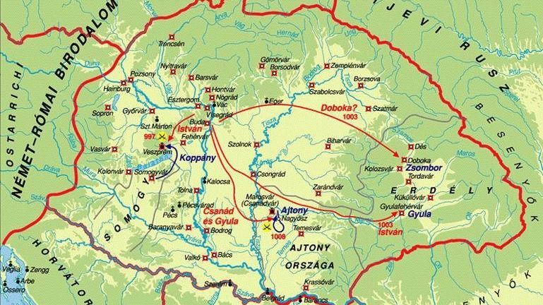 István országegyesítő harcai. forrás: Ancient Hungary, facebook