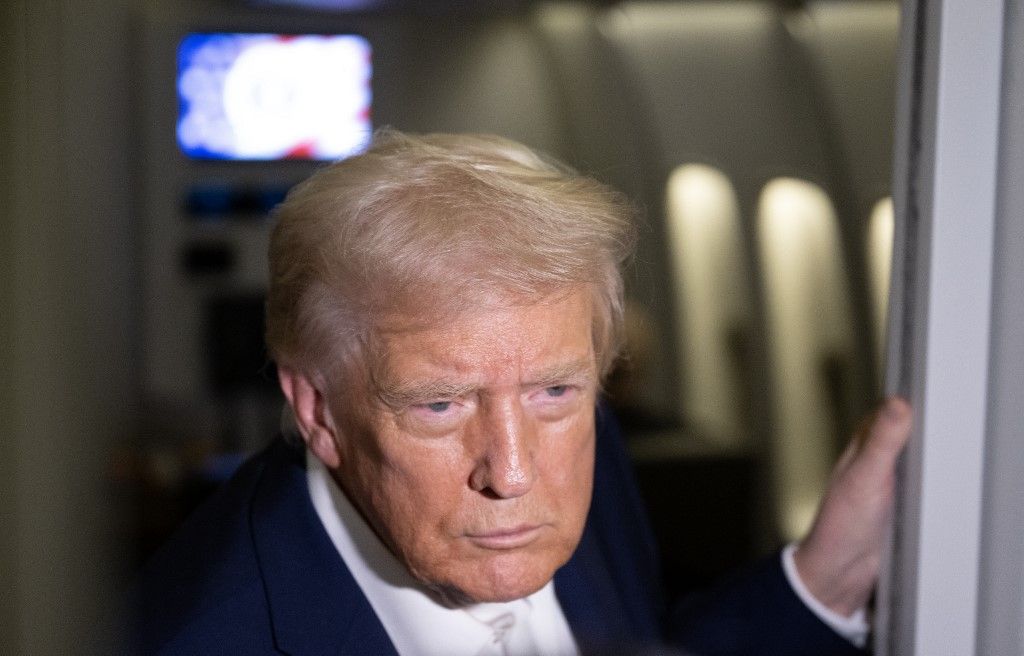 Donald Trump amerikai elnök fontos tárgyalásokra indult (Fotó: AFP)