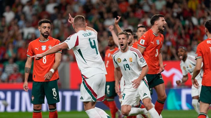 Lisszabon, 2025. október 14.
Portugália - Magyarország labdarúgó világbajnoki selejtező a lisszaboni Estádio José Alvalade stadionban 2025. október 14-én.
