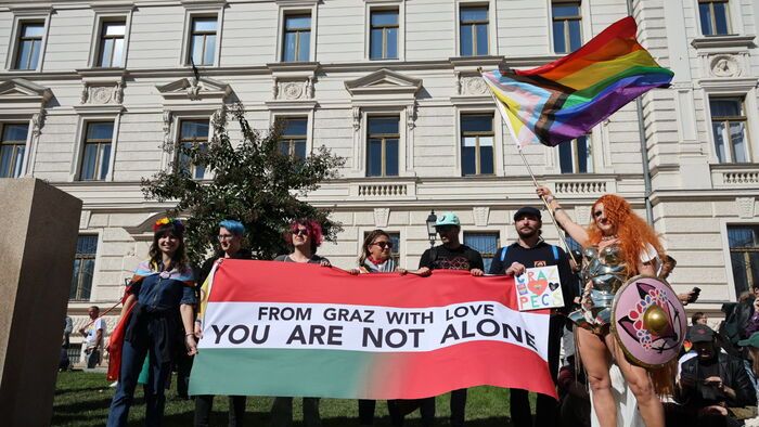 pécsi Pride felvonulás
