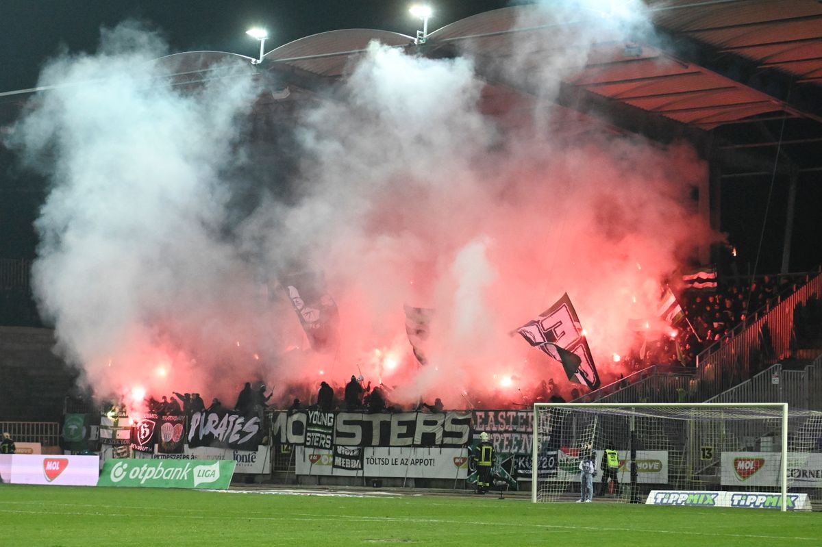 Újpest–FTC, derbi, NB1, A Fradi-ultrák tavaly is megtöltötték a vendégszektort Újpesten