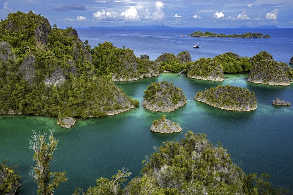 Indonesia, Papua, Raja Ampat, Pianemo archipelago (Photo by FRILET Patrick / hemis.fr / hemis.fr / Hemis via AFP)