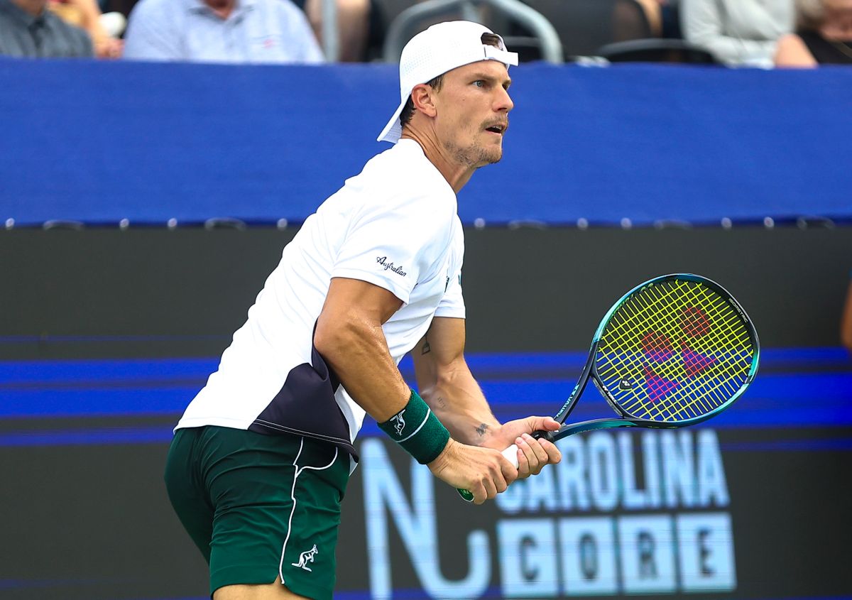 August 23, 2025:  Marton Fucsovics wins Winston Salem Open. Winston-Salem Open Finals (Marton Fucsovics and Botic Van De Zandschulp) , ATP Tour, Wake Forest Tennis Complex, Winston Salem, North Carolina.  .David Beach/CSM (Credit Image: © David Beach/Cal Sport Media)